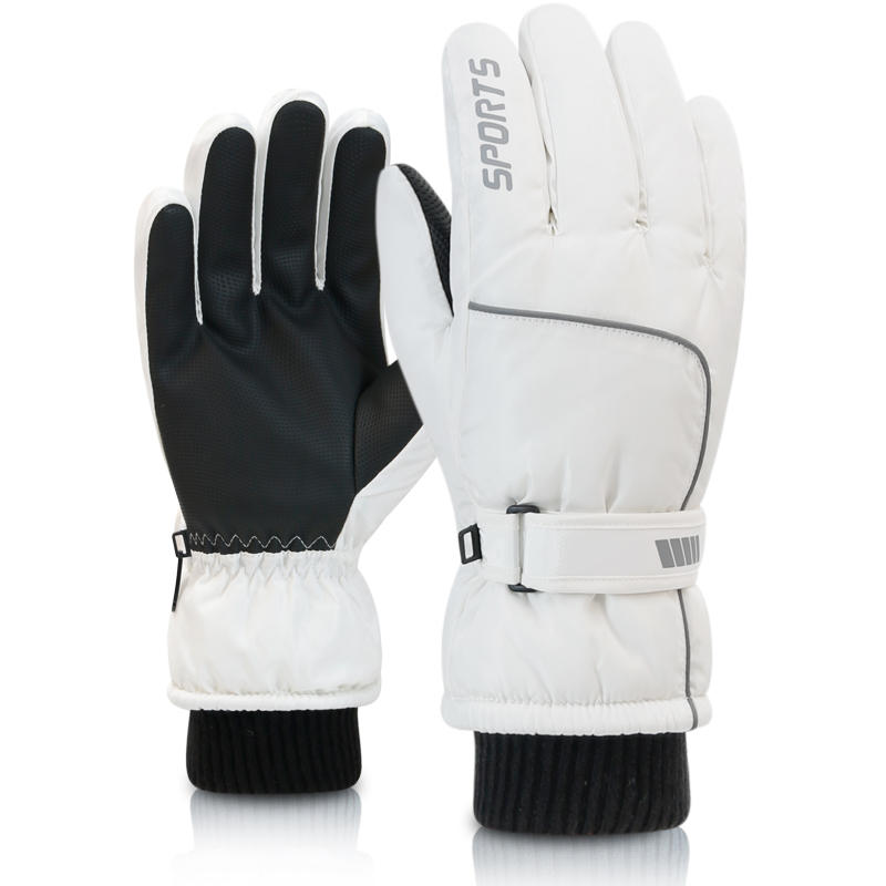 Street Fashion Gloves - 男性用と女性用のプロフェッショナルウィンターウォームスキーグローブ、ウォームスノーグローブ、防水オートバイグローブ、スマイル506タッチスクリーン