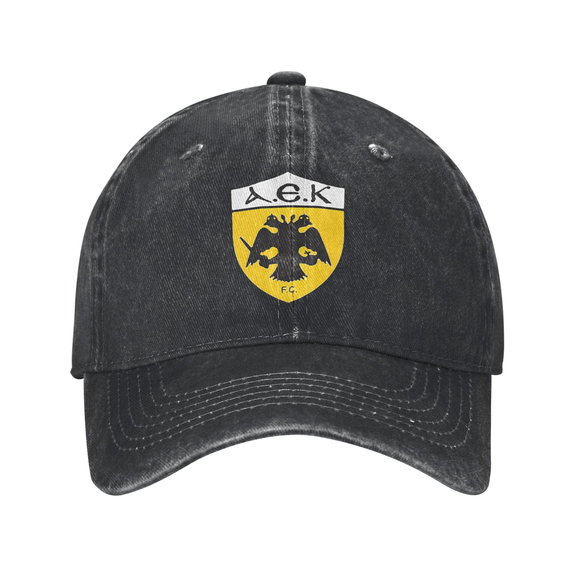 Street Fashion Greece - AEK アテネ ギリシャ製 ファッション ベースボール キャップ