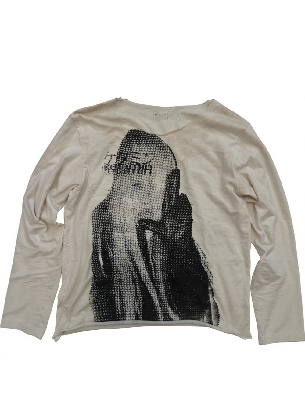 Street Fashion Trends 2026 - 2026年春秋新作 Y2K ポートレートプリント長袖Tシャツ サイバーパンク ストリートトレンド ニッチファッション
