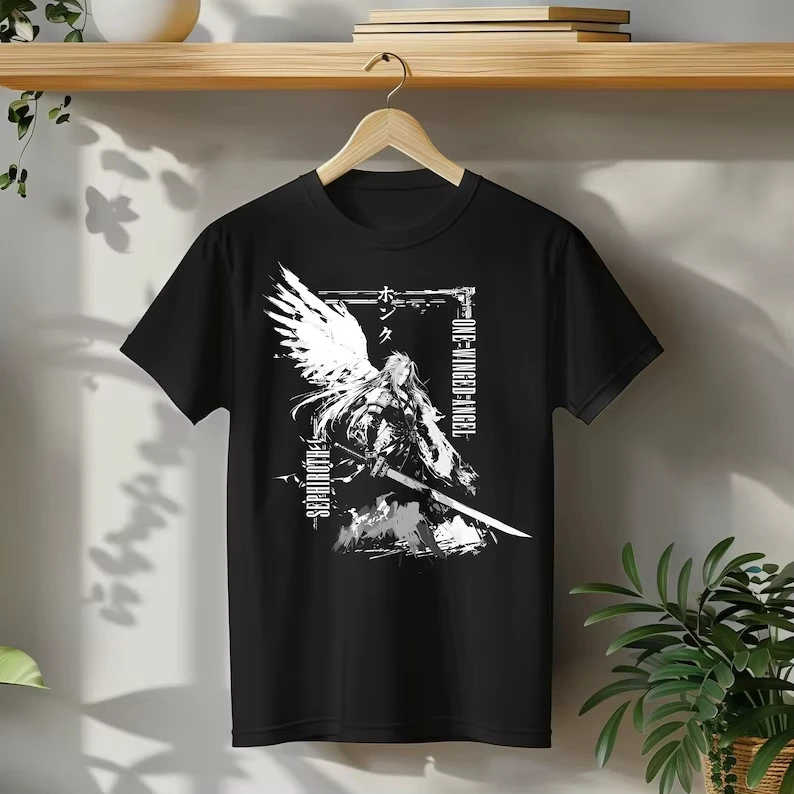 Street Fashion Game - ファイナルファンタジー 7 セフィロス レディース ソフトスタイル Tシャツ
