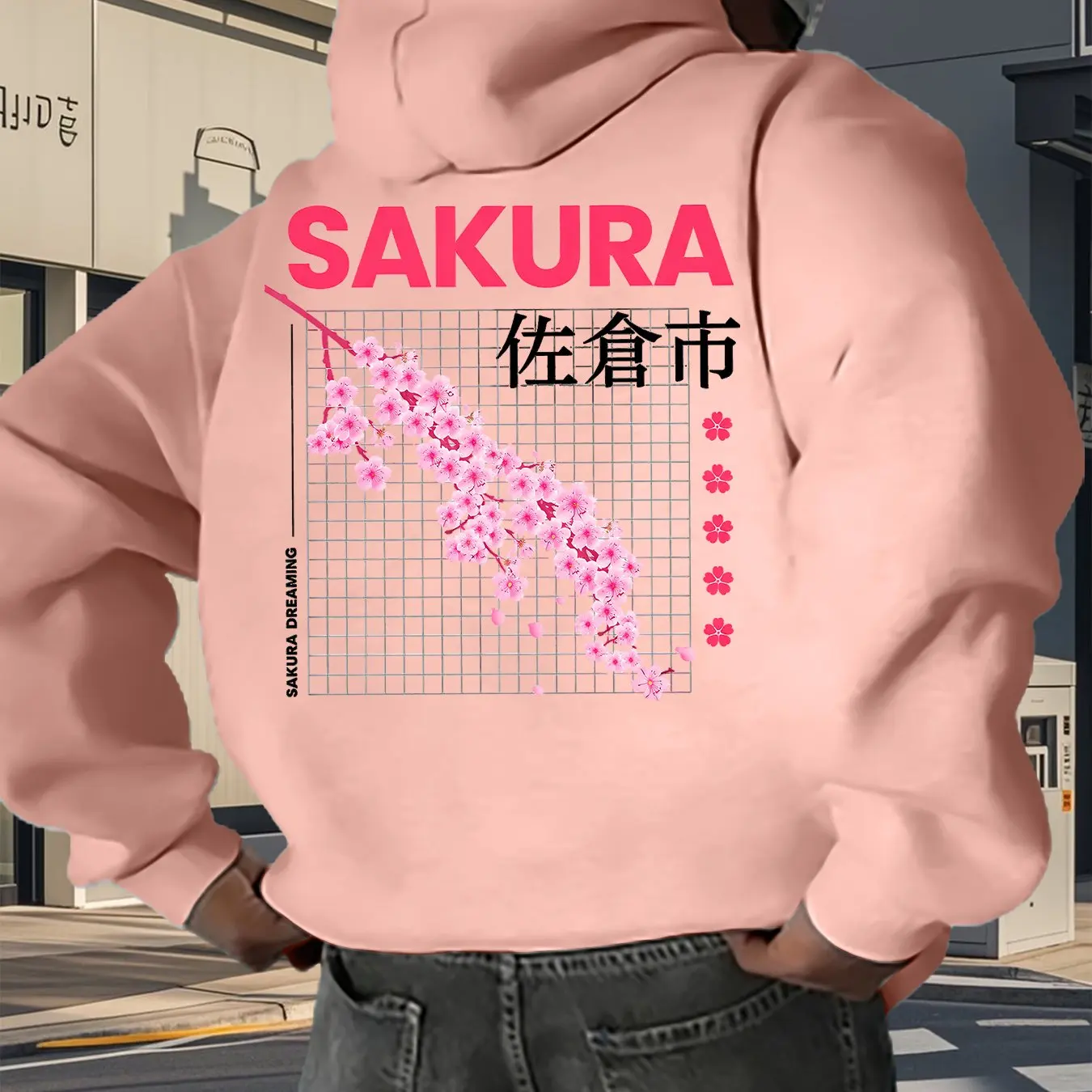 Street Fashion Elements - メンズトレンドカジュアルスポーツフーディー、ヨーロッパとアメリカのスタイルを取り入れたストリートファッションデザインと日本の要素を組み合わせたもの