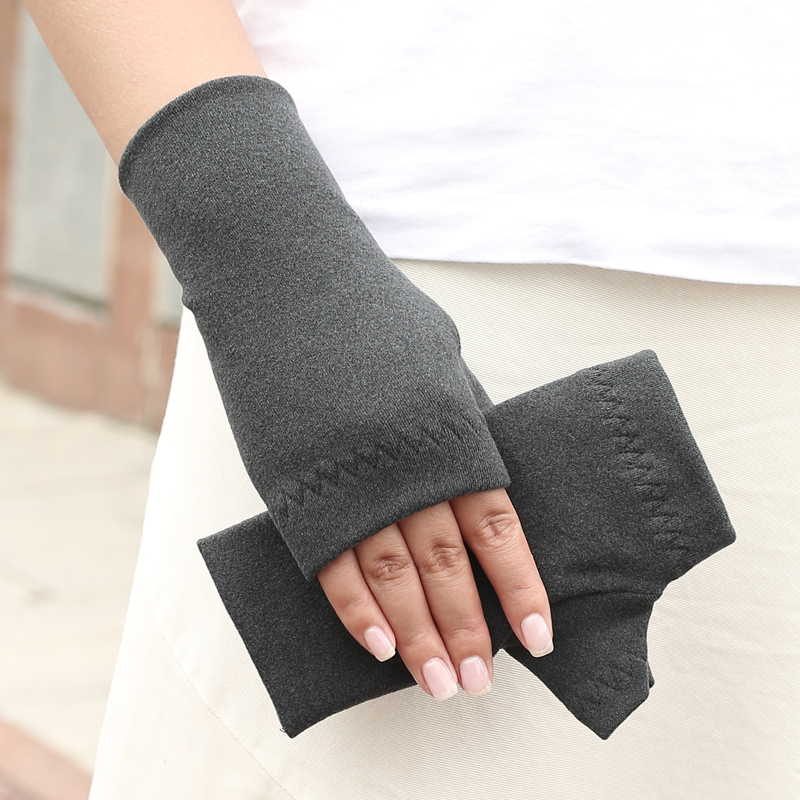 Street Fashion Gloves - 冬のアウトドアスポーツ用暖かいハーフフィンガーグローブ、女性と男性用、滑り止め、学生、サイクリング、寒いオフィス、ベアフィンガーグローブ