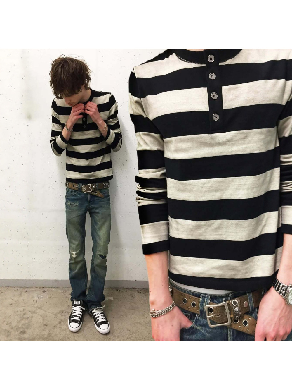 Street Fashion Trends 2026 - 2026 新しい Y2K ミニマリストの毎日の通勤用黒と白のストライプ長袖多用途カジュアルトップストリートトレンドニッチファッションイン