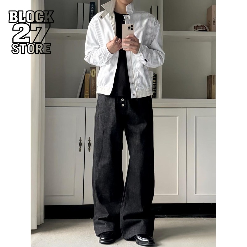 Street Fashion Graffiti - メンズジーンズ原宿夏レタープリントデニムパンツヒップホップハイストリートルーズフィットトレンディグラフィティスタイルファッションパンツ秋