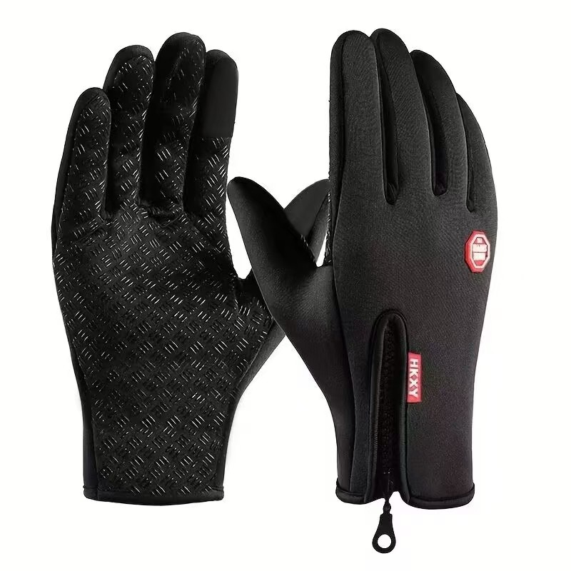 Street Fashion Gloves - 屋外滑り止めサイクリンググローブ、自転車、暖かさ、秋、冬