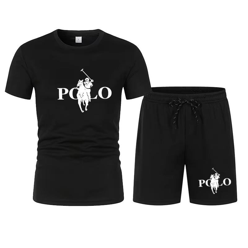 Street Fashion Trends 2026 - 2026年夏のファッショントレンド レジャースポーツセット メッシュ ハイストリート メンズセット Tシャツ