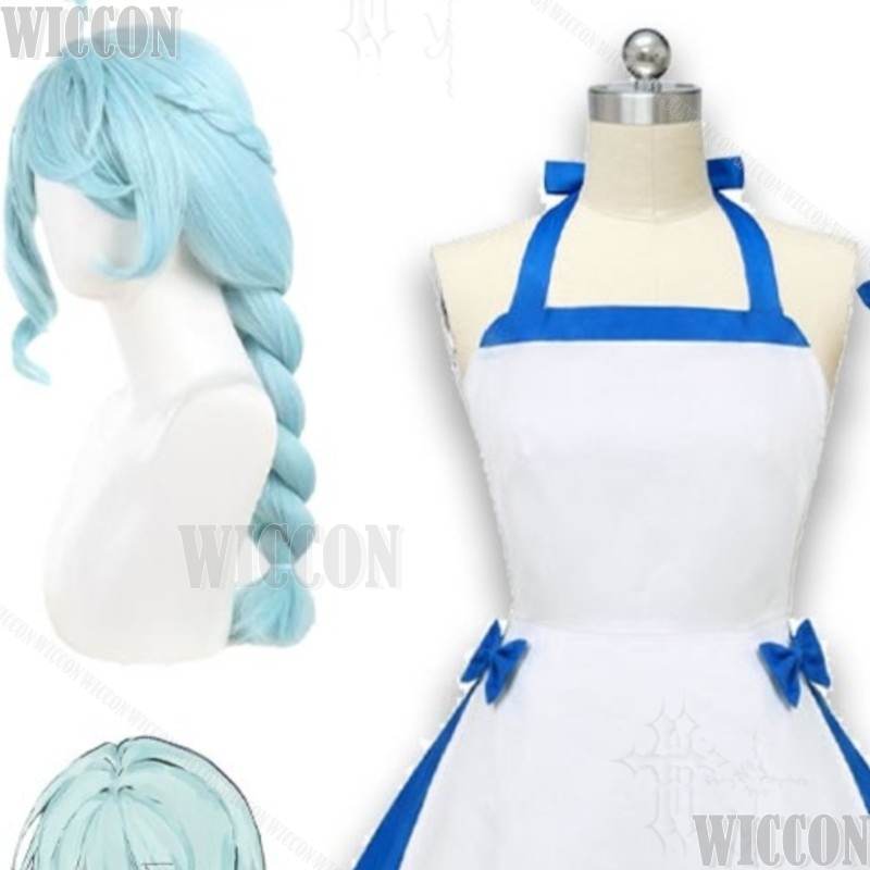 Street Fashion Game - ブルーキャラクタードレスゼノ夏ハロウィン後コスプレ衣装ファッション女性コスプレイヤーデイリーストリートナヴィダードカーニバルイベント