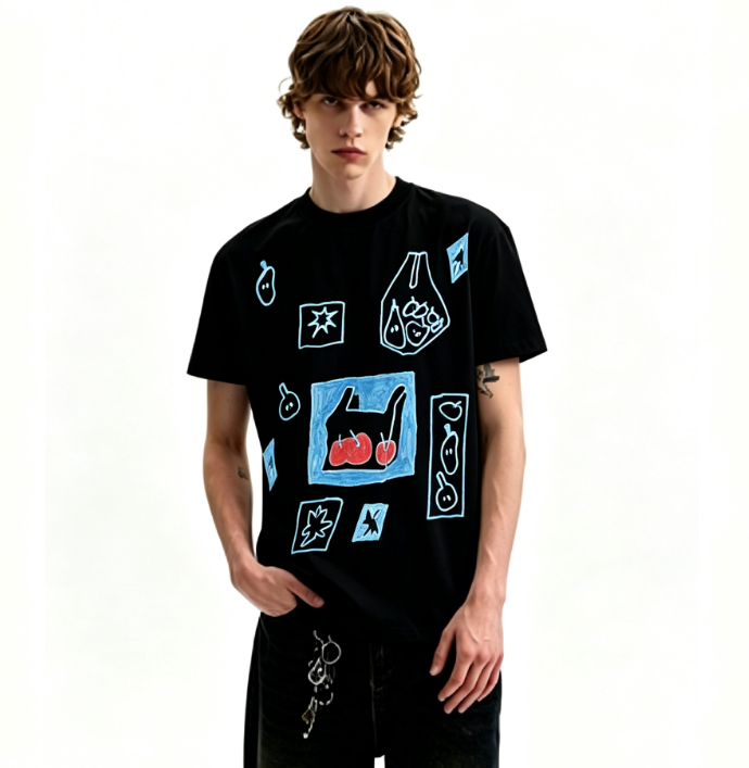 2026年夏新作 メンズ Y2K グラフィック 韓国風ファッ - Street Fashion Trends 2026 のレビューと価格
