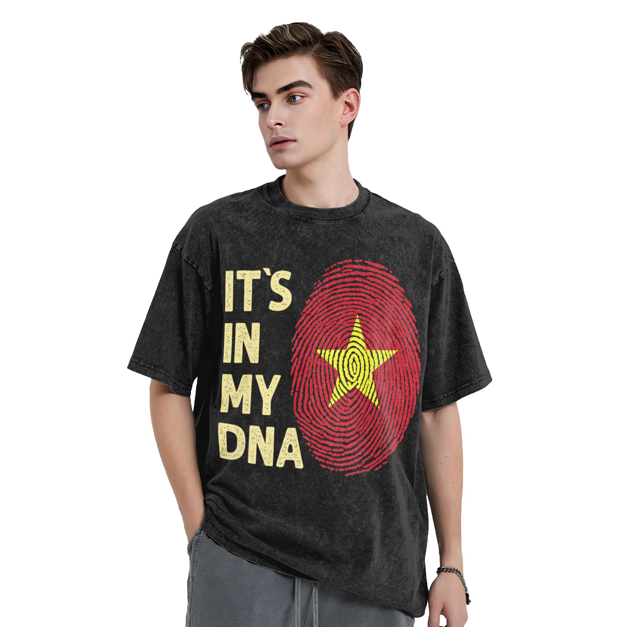 ベトナムが私の DNA に込められたベトナム国旗 T シャツ - Street Fashion In Vietnam のレビューと価格