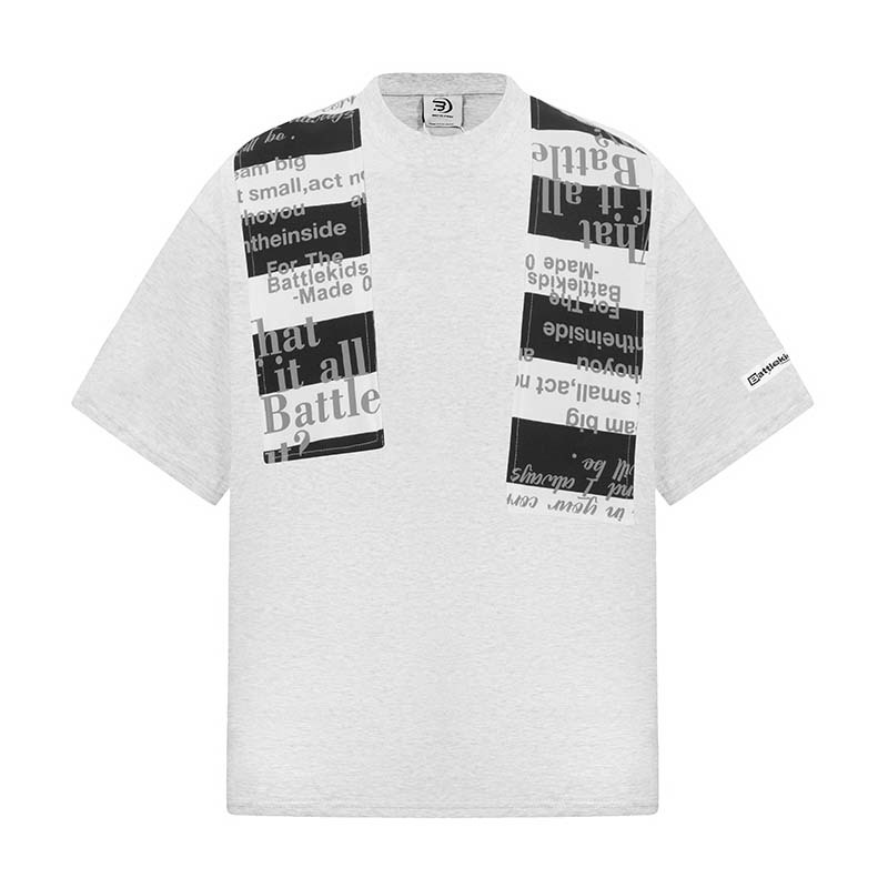 メンズ ハイストリート プリントTシャツ ルーズフィット バ - Street Fashion Vibes のレビューと価格