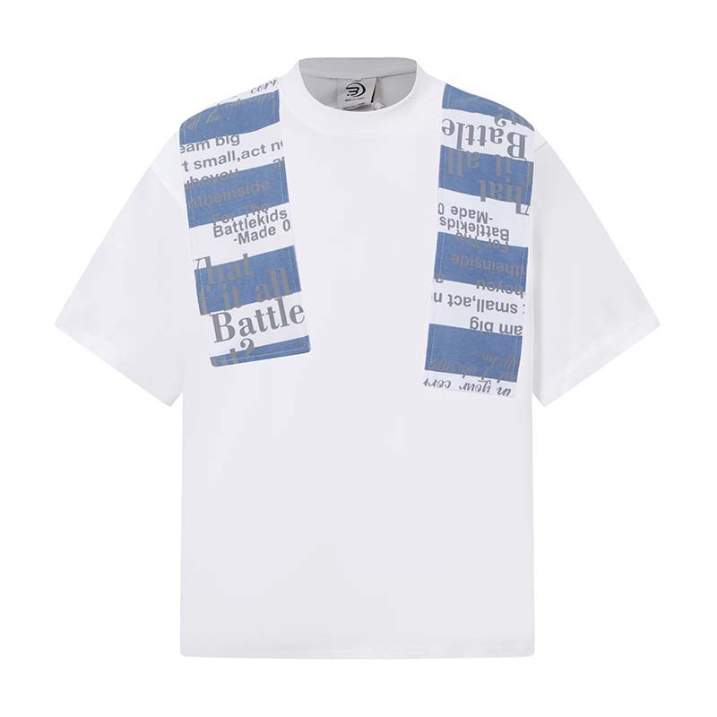 メンズ ハイストリート プリントTシャツ ルーズフィット バ - Street Fashion Vibes のレビューと価格