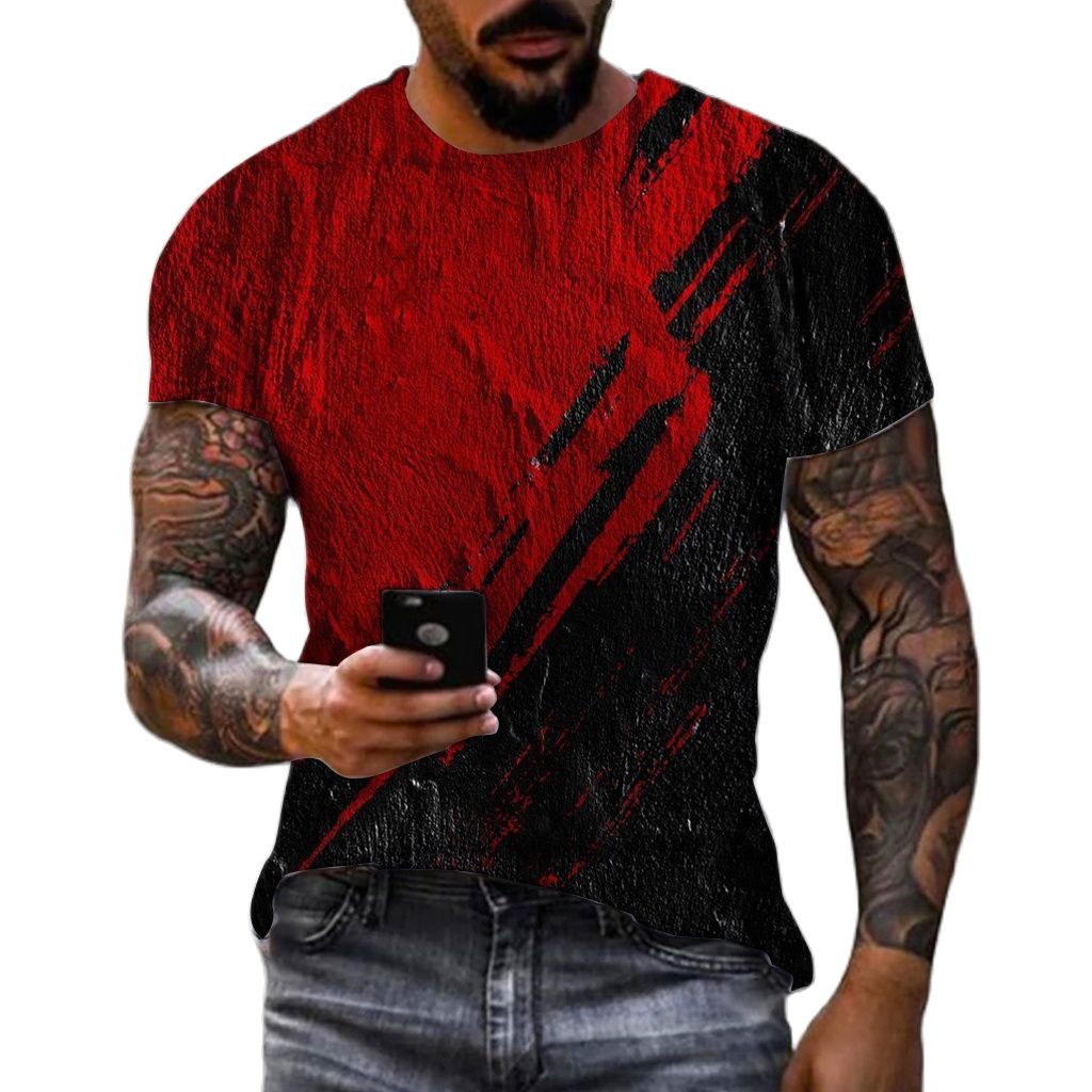 メンズレトロ半袖Tシャツ,ラウンドネック,カジュアル,ヴィン - Street Fashion Graffiti のレビューと価格
