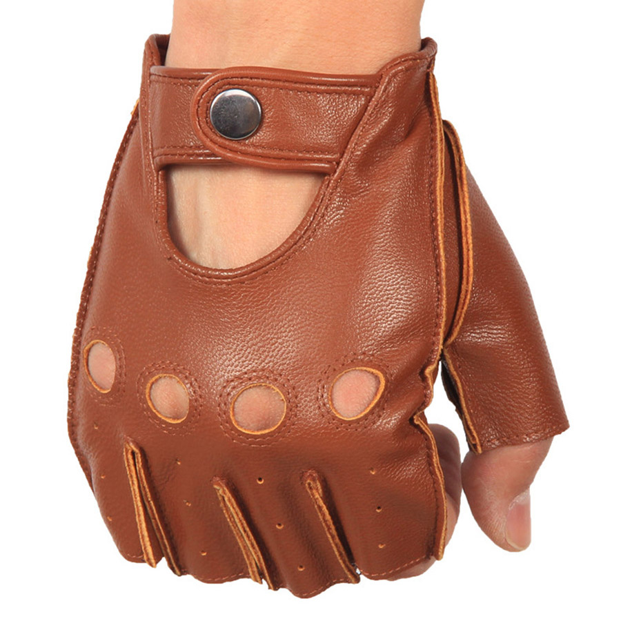 高品質男性のハーフフィンガーグローブ通気性ノンスリップフィッ - Street Fashion Gloves のレビューと価格
