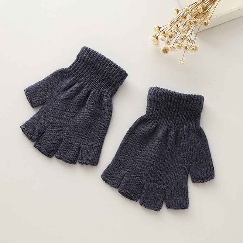 1 ペアユニセックス黒ハーフフィンガーレス手袋女性と男性のた - Street Fashion Gloves のレビューと価格