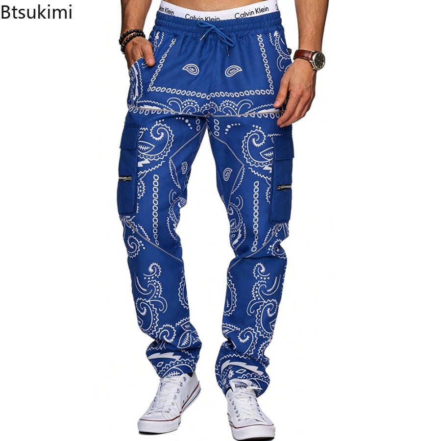 2026年メンズトレンドプリントルーズヒップホップカーゴパン - Street Fashion Trends 2026 のレビューと価格