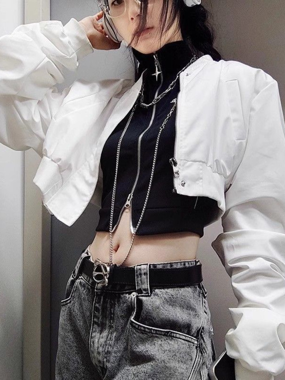 2026年新作夏ホットガールショートベストダークパンクゴスノ - Street Fashion Trends 2026 のレビューと価格