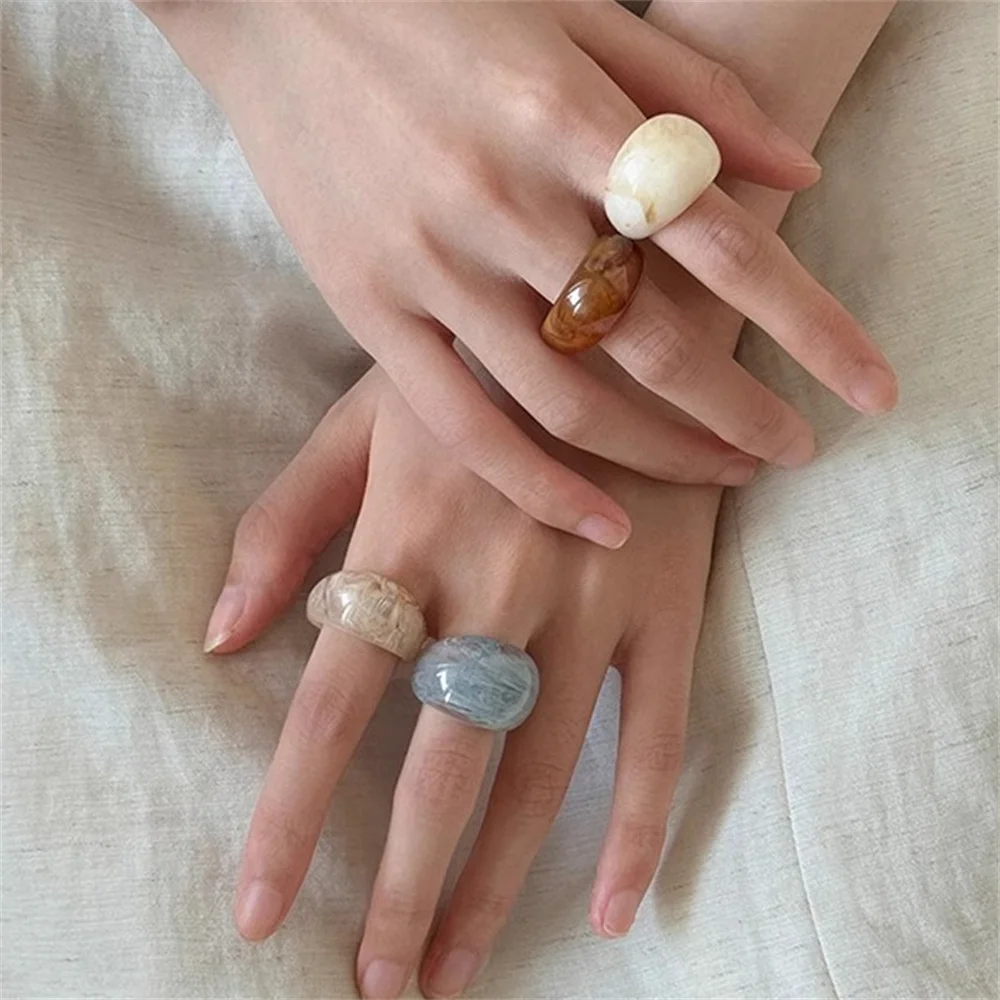 ファッションレトロな質感のアクリルヒップホップスタイルのユニ - Street Fashion Blog のレビューと価格