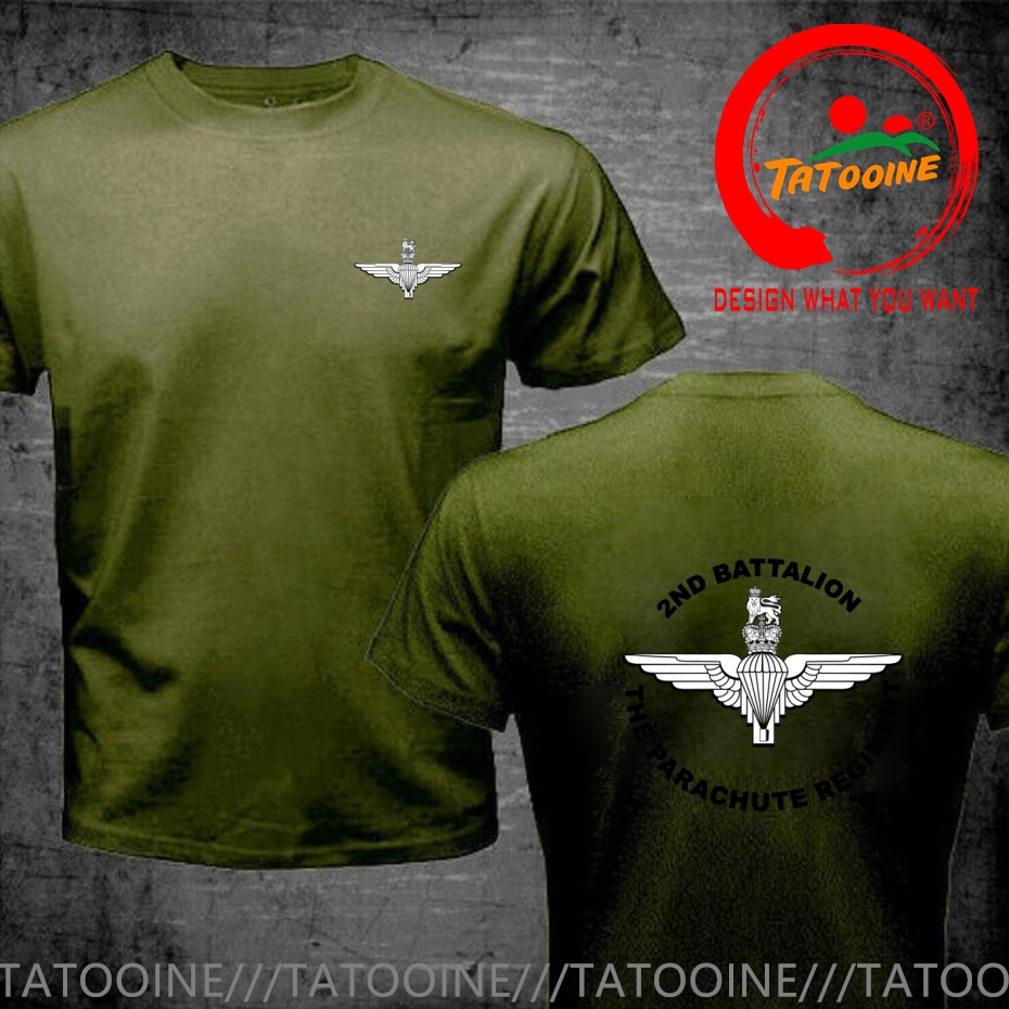 面白いデザイン英国軍英国パラシュート連隊シャツ男性ファッショ - Street Fashion Uk のレビューと価格