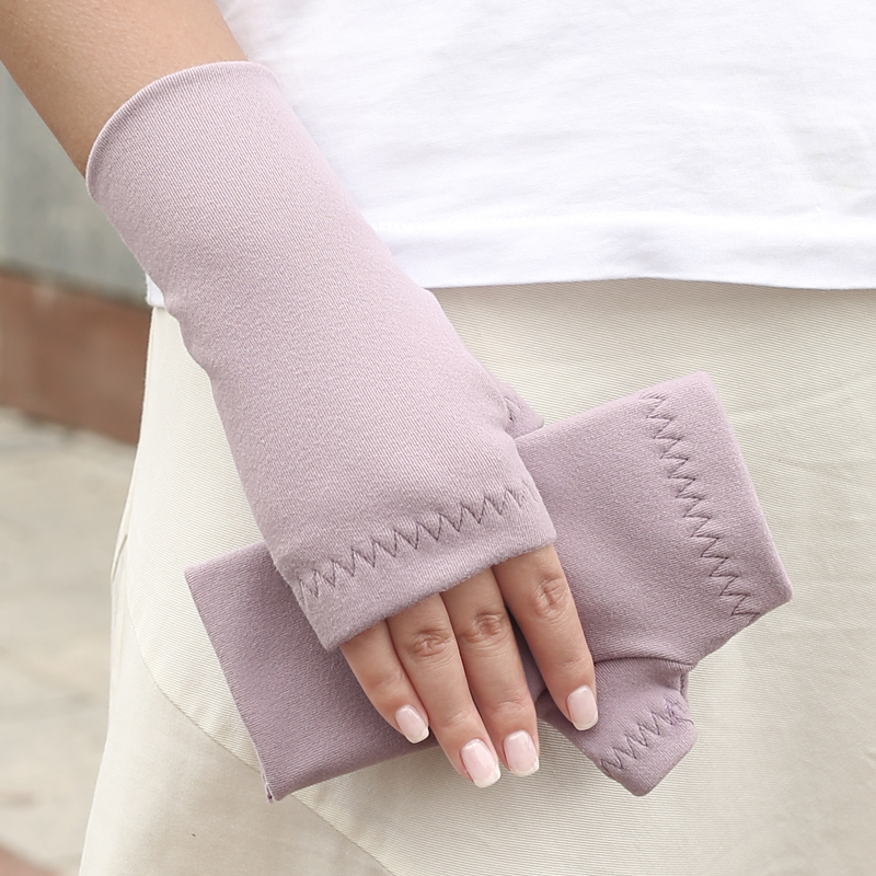 冬のアウトドアスポーツ用暖かいハーフフィンガーグローブ、女性 - Street Fashion Gloves のレビューと価格