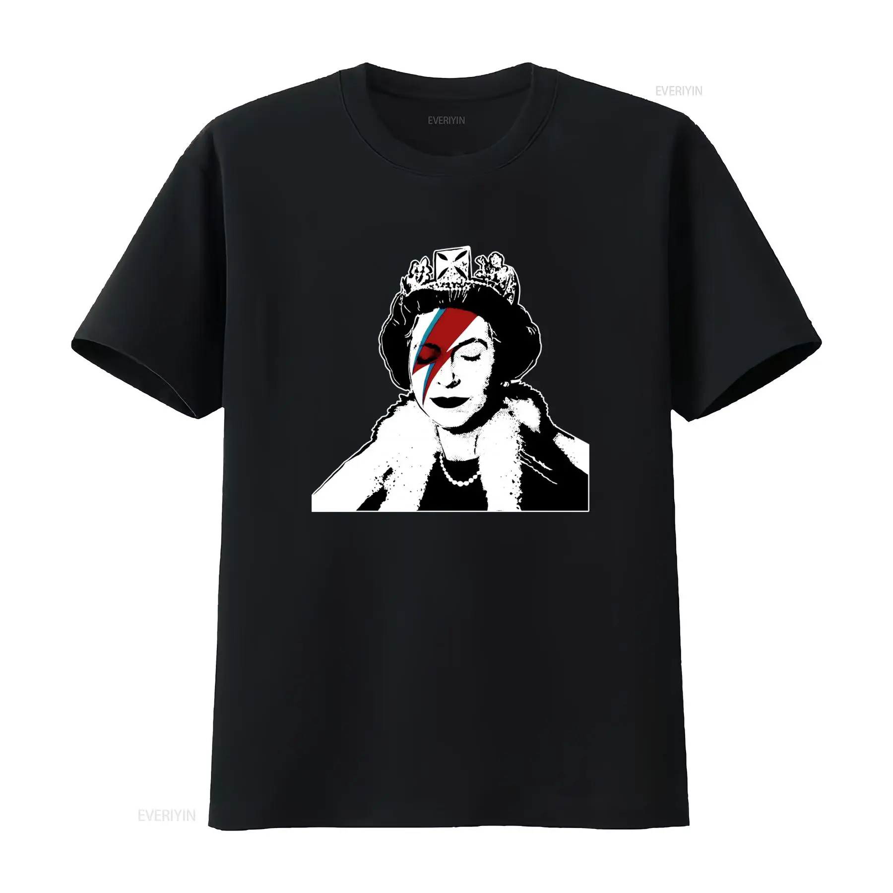 バンクシー クイーン グラフィティ アート Tシャツ ヴィン - Street Fashion Uk のレビューと価格