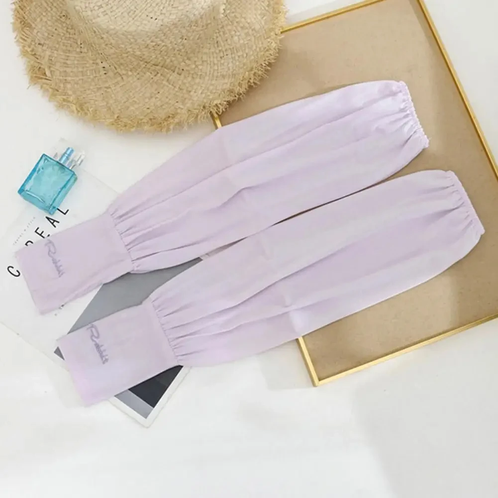 夏用ルーズ日焼け止めドライビングアイスシルクスリーブ女性用ロ - Street Fashion Gloves のレビューと価格