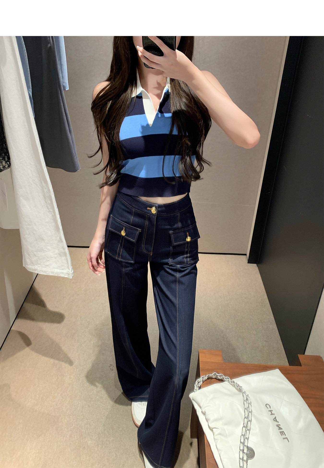 Y2K 2026 新作ボタンレトロジーンズベストショーツトラ - Street Fashion Trends 2026 のレビューと価格