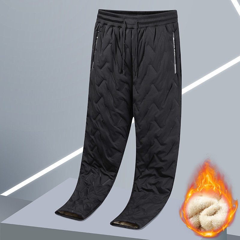 メンズぬいぐるみ厚手のフリーススウェットパンツ、サーマルパン - Street Fashion Game のレビューと価格