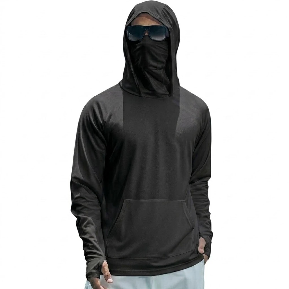 夏用UPF50+ パフォーマンス メンズTシャツ 長袖パーカ - Street Fashion Game のレビューと価格
