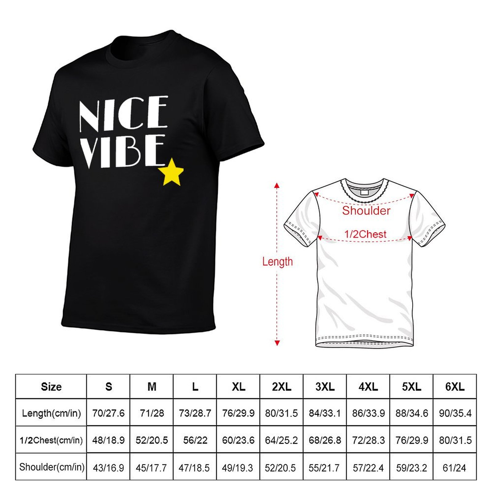 Nice Vibe (いちごストリート服01) Tシャツ ス - Street Fashion Vibes のレビューと価格