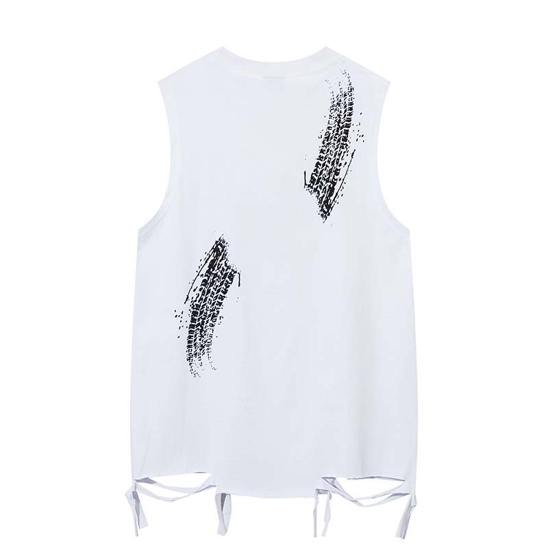 メンズファッショングラフィティタンクトップスハイストリートリ - Street Fashion Graffiti のレビューと価格